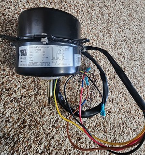 FRIGIDAIRE 5304483888  YY065-954PH01-001 15011047 1501104701 Condenser Motor (OUTDOOR) YY065-954PH01-001 15011047 1501104701 Ref item 48 on Exploded View, For Use With Mfr. Model Number: FRP12ETT2A0, FRP12ETT2R0, FRP12PTT2A0, FRP12PTT2R0, FRP15ETT2A0, FRP15ETT2R0 