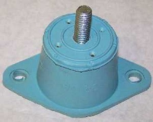 PART #: 073310601 VIB MT PAD 135# BLUE 1.75 DIA 2.38W X 3.88L X 1.75H 